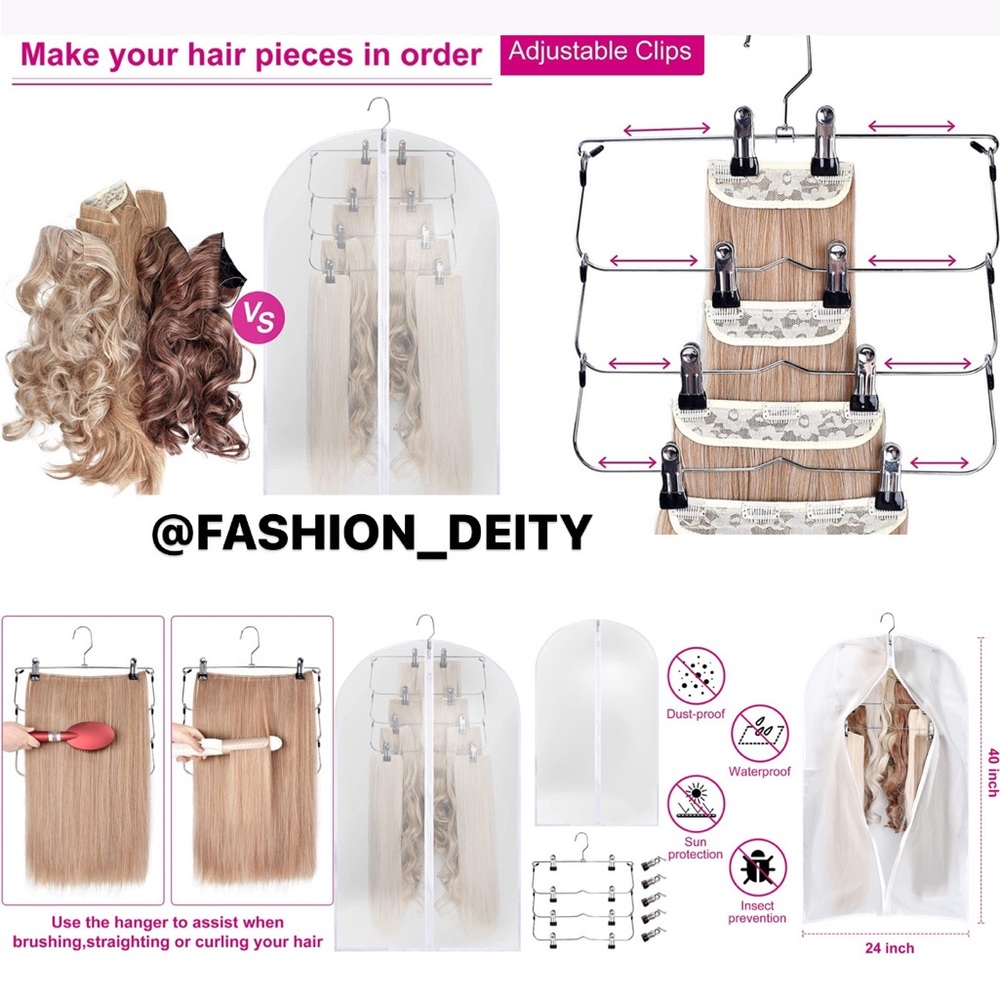 💫 Hair Extensions Hanger & storage set for hair extensions! *NEW*